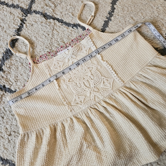 Anthropologie Reath & Wren Embroidered Tank Medium - Picture 4 of 5